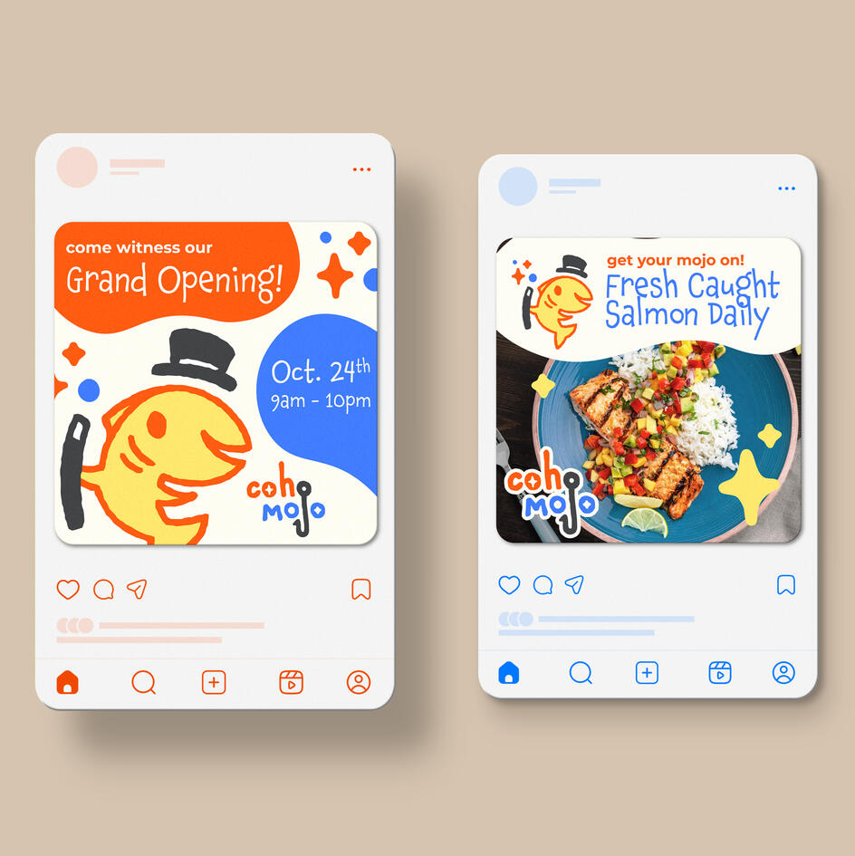 Coho Mojo brand identity